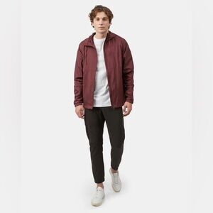 Ten Tree Cloud Shell Jacket Men's Recycled Zip Up Rain Jacket, Sz XXL